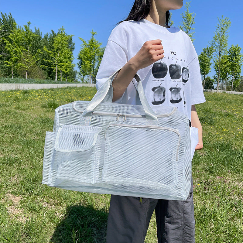 Transparent Gym and Travel Duffle