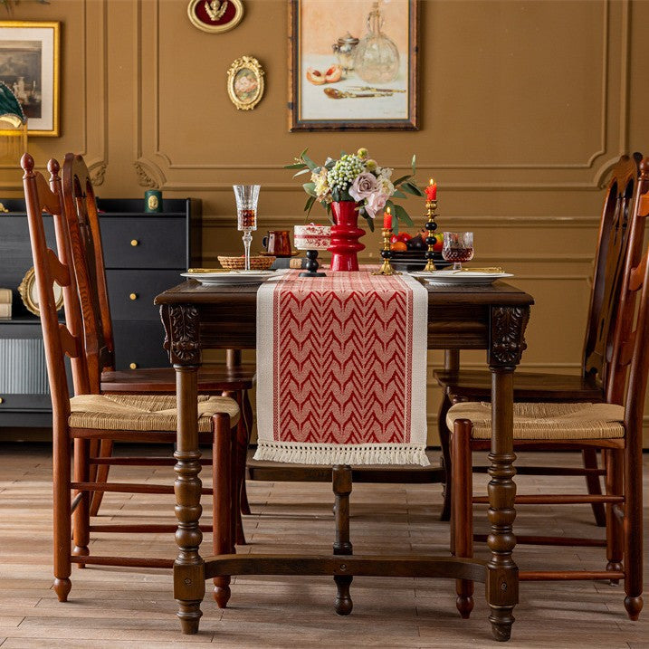 Textured Chevron Table Runner