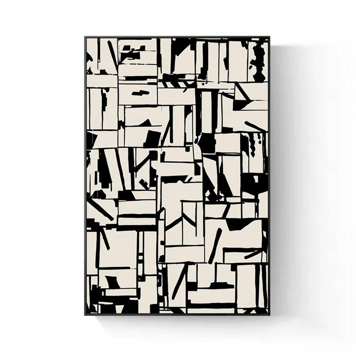 Abstract Geometric Wall Art Canvas