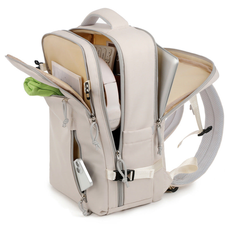 Stylish Backpack with Multi-Compartment Design Kalsten