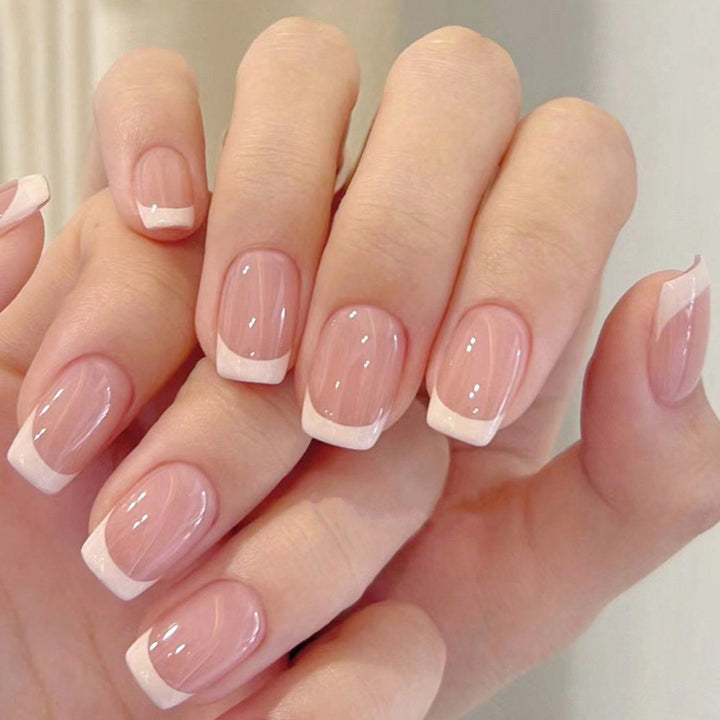 French Tip Acrylic Nail Set Kalsten