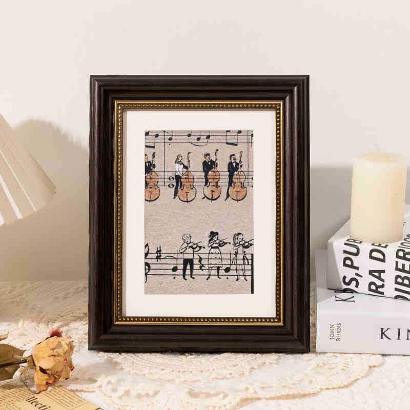 Elegant Floral Artwork Display Frame