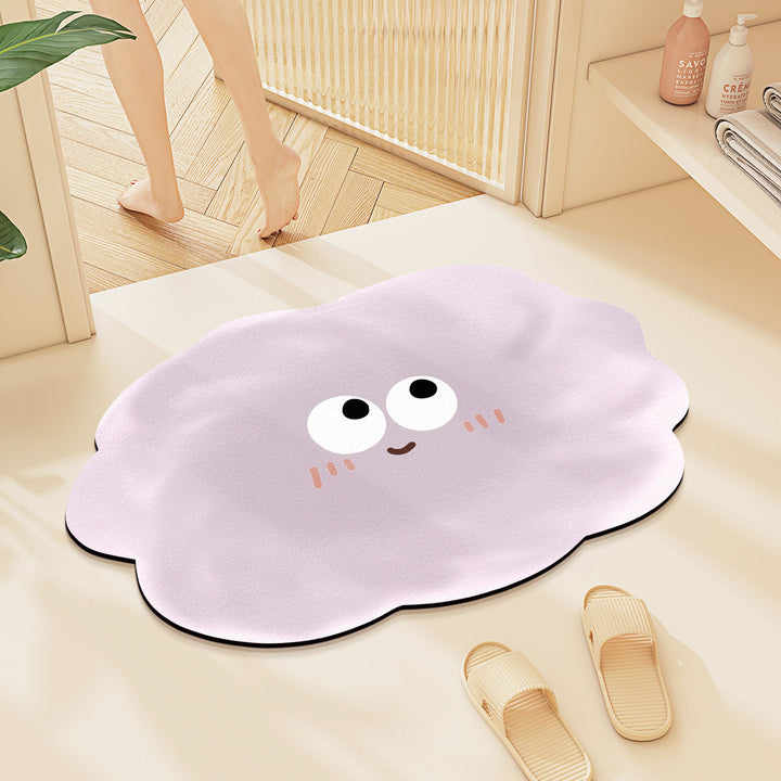 Playful Cloud-Shaped Bath Mat Kalsten