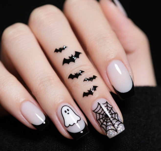 Artistic Halloween Themed Nail Art Kalsten