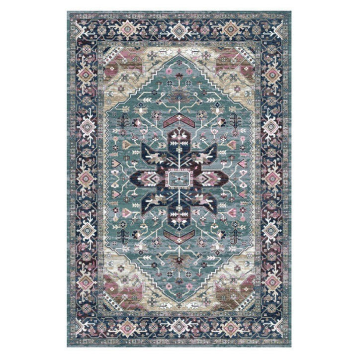 Vintage Floral Patterned Area Rug