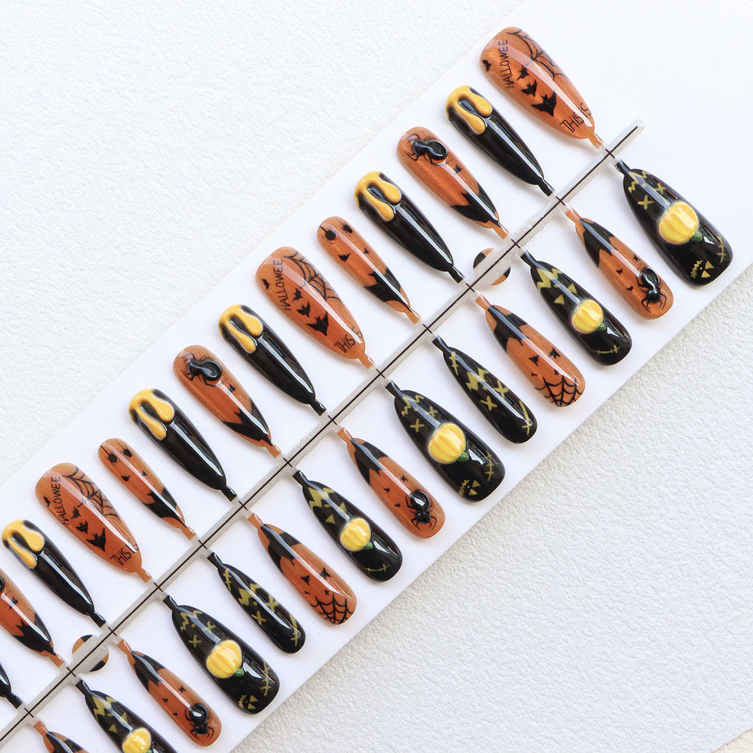 Thematic Halloween Press-On Nails Kalsten