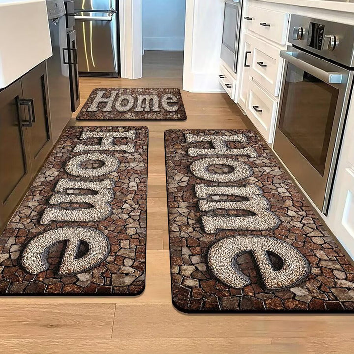 Stone-Inspired Decorative Area Mat Kalsten