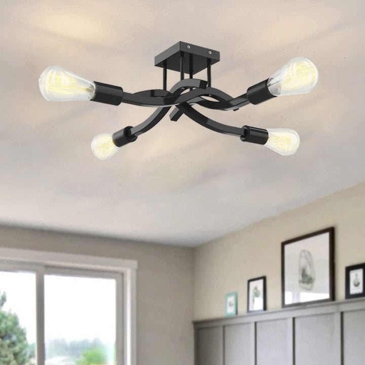 Artistic Swirl Ceiling Light