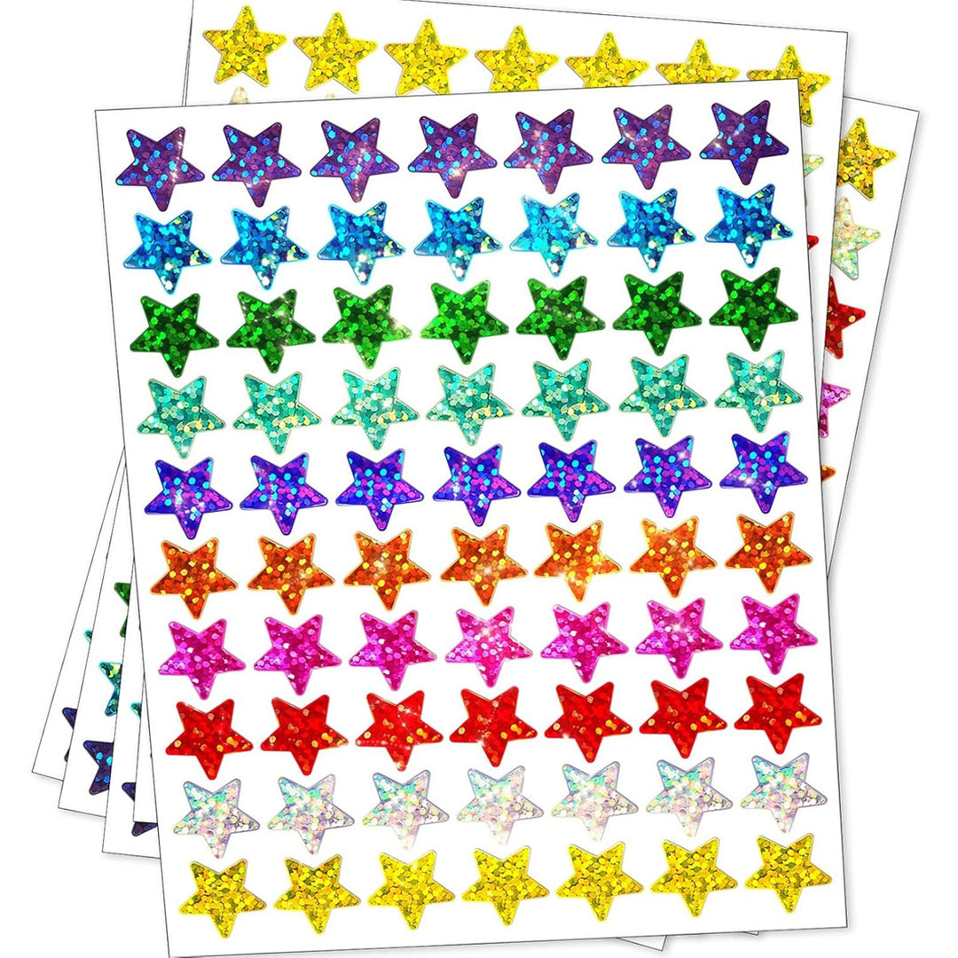 Glitter Star Decorative Sticker Set Kalsten