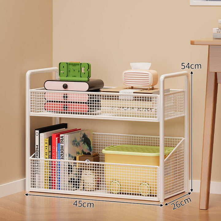 Mesh Multi-Shelf Storage Rack Kalsten