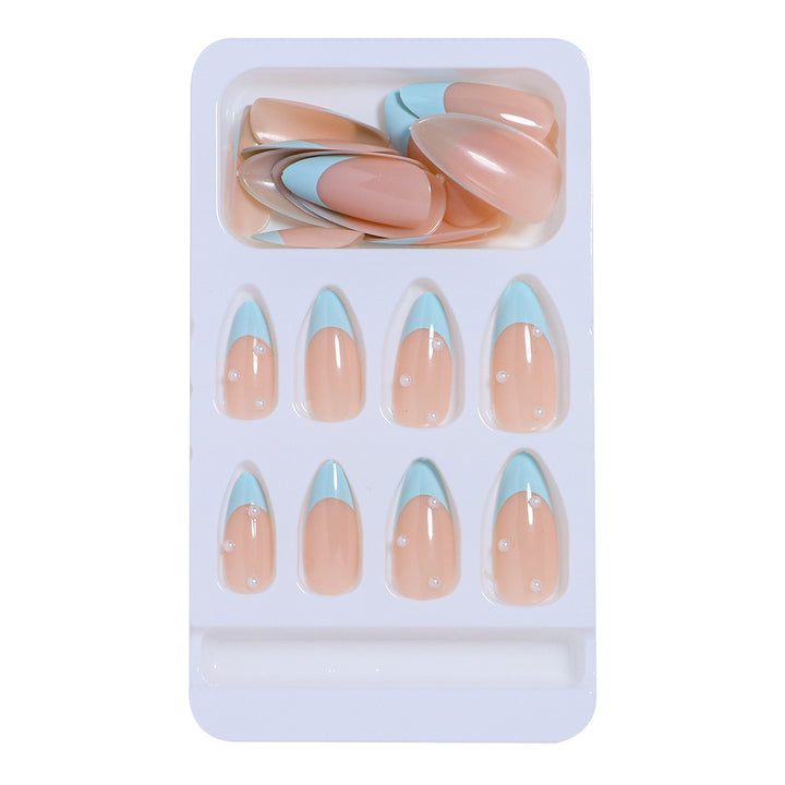 Elegant French Tip Press-On Nail Set Kalsten