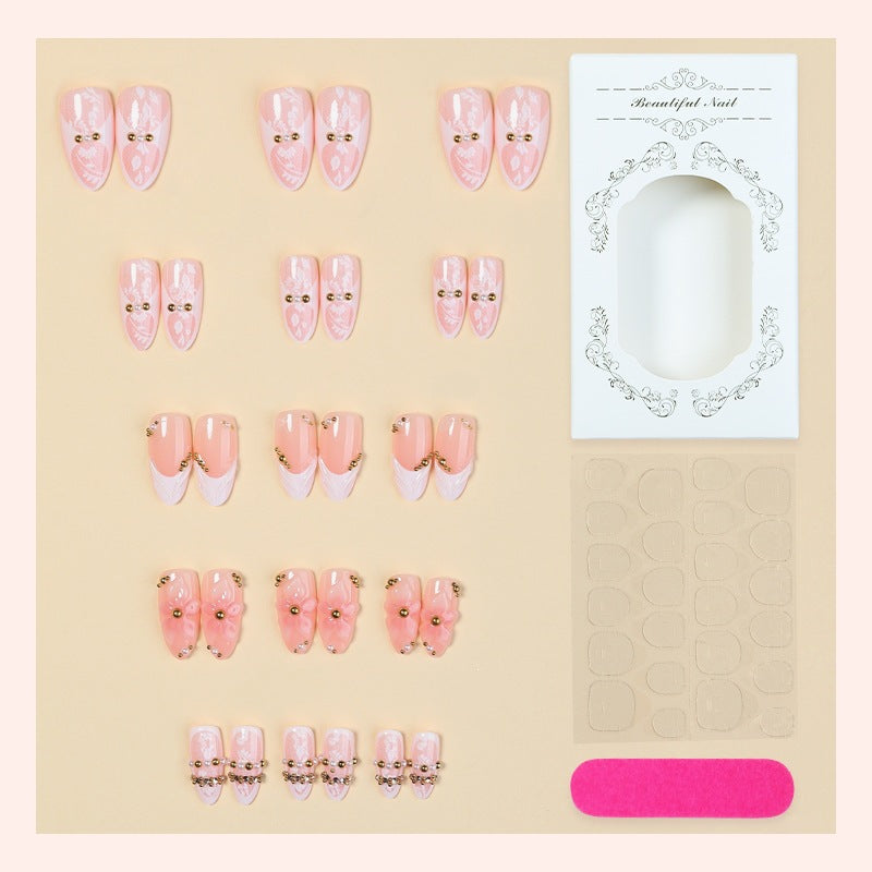Glamorous 3D Art Nails with Floral Accents Kalsten