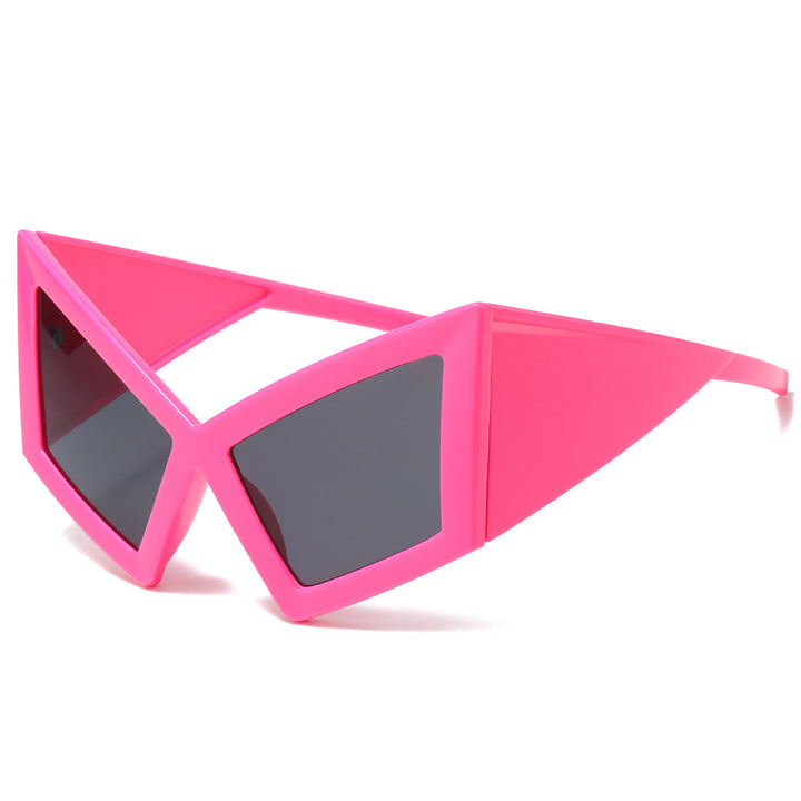 Futuristic Geometric Shield Sunglasses Kalsten
