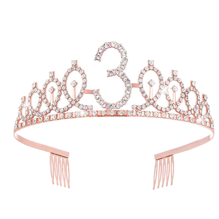 Women's Crystal-Embellished Tiara with Elegant Design Kalsten