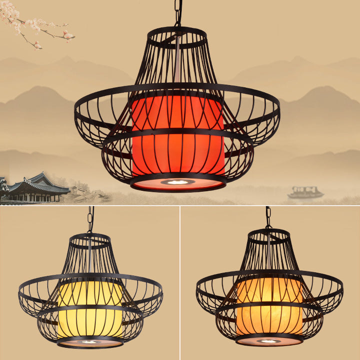 Artistic Metal Wire Pendant Light