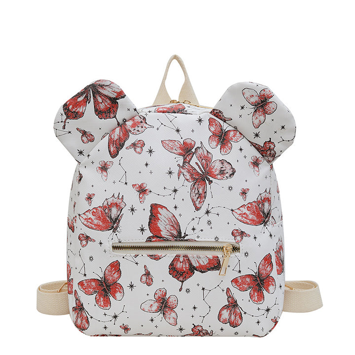Cute Butterfly Print Mini Backpack Kalsten