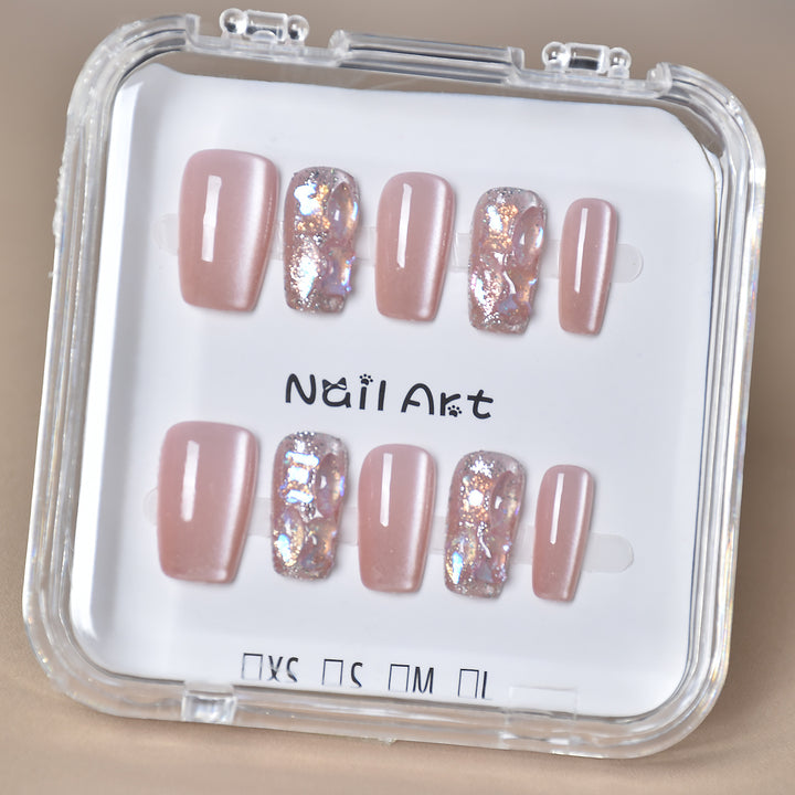 Premium Glamorous Press-On Nail Extensions Kalsten