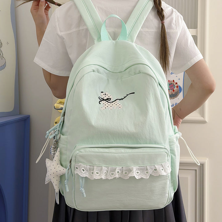 Stylish Embroidered Animal-Themed Backpack Kalsten