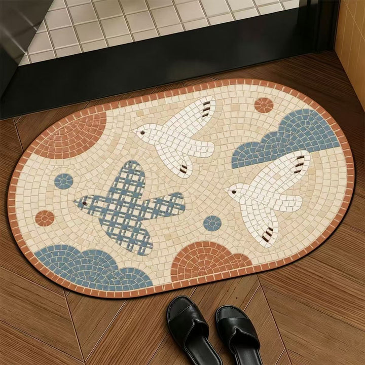 Decorative Mosaic Doormat Kalsten