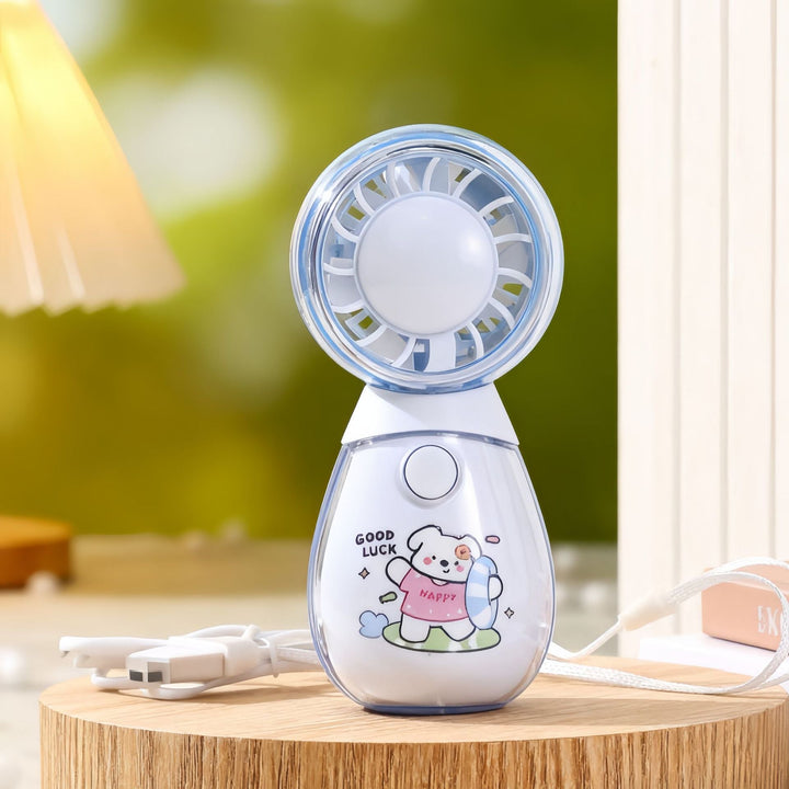 Women Portable Hand Fan with Unique Cat Design Kalsten
