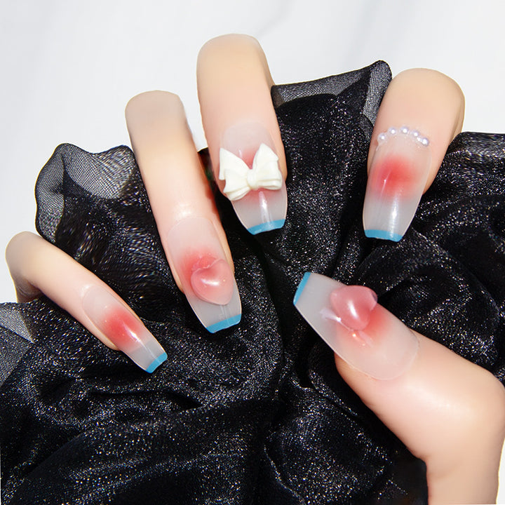 Elegant Nail Art with Gloss Finish Kalsten