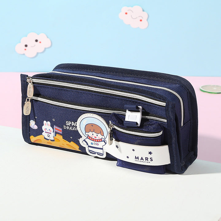 Stylish Multi-Compartment Pencil Case