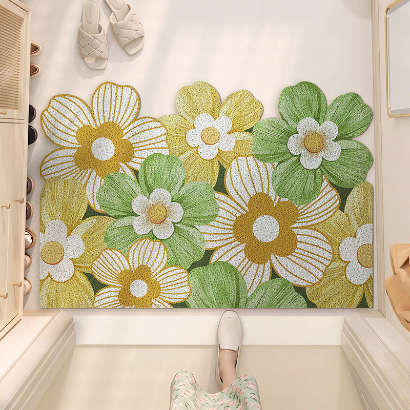 Floral Patterned Indoor Area Mat Kalsten