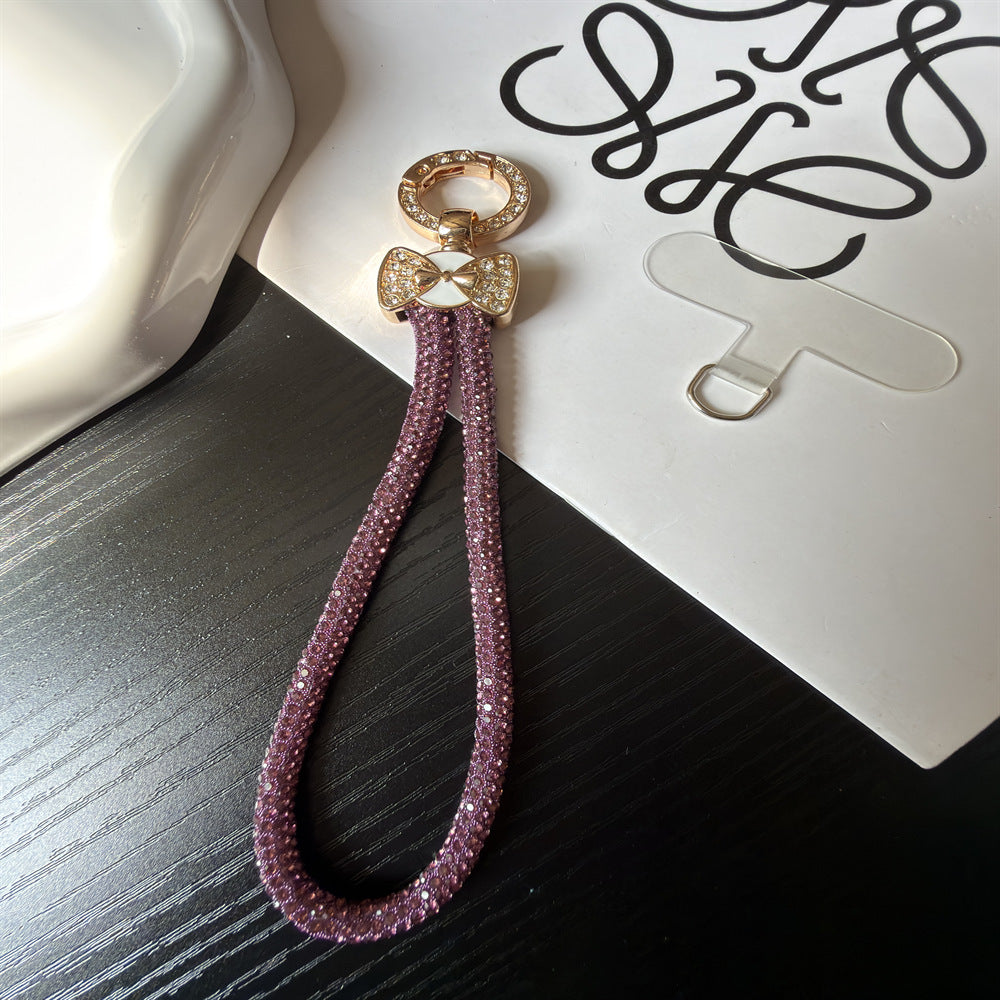 Rhinestone-Embellished Eyewear Holder Kalsten