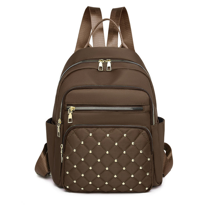 Quilted Multi-Pocket Backpack
