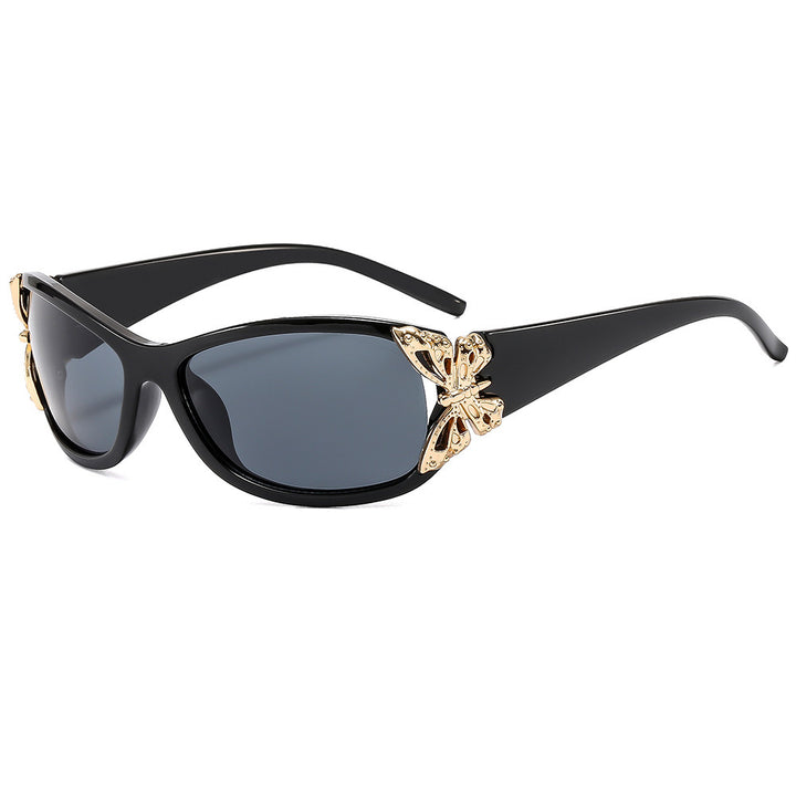 Fashion-Forward Butterfly-Embellished Sunglasses Kalsten