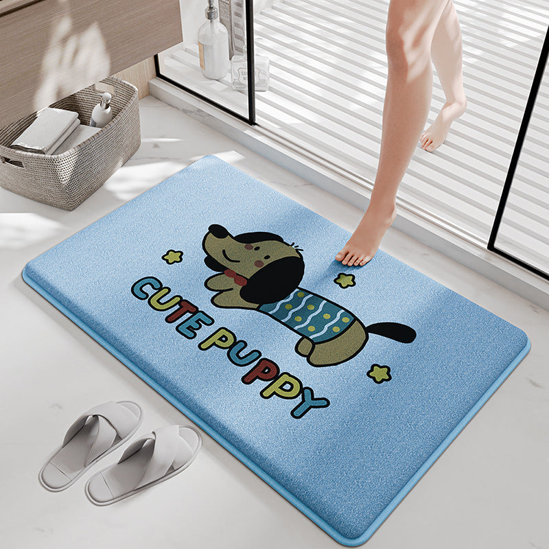 Funny Cartoon Bath Mat Kalsten