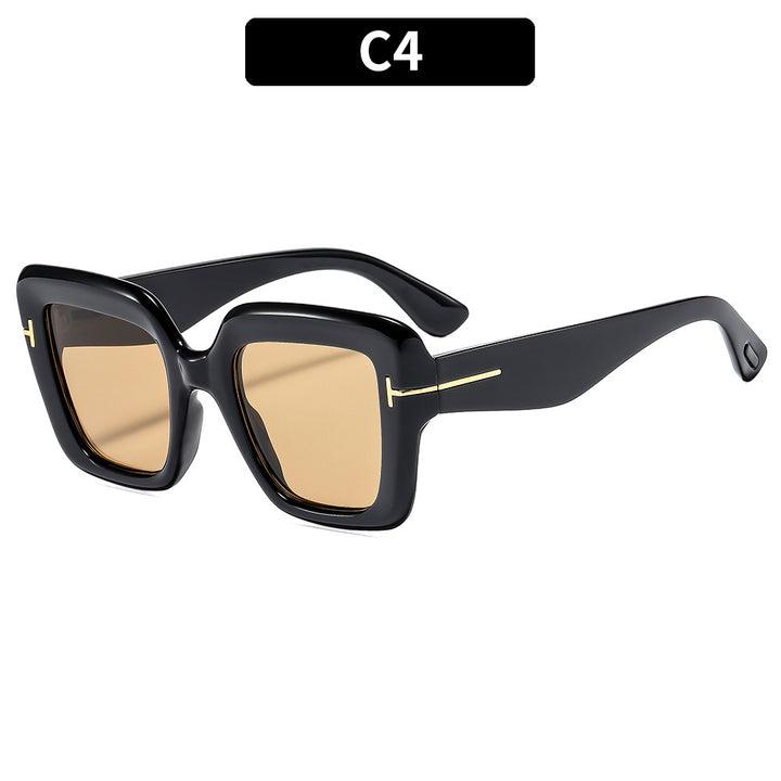 Bold Angular Geometric Sunglasses