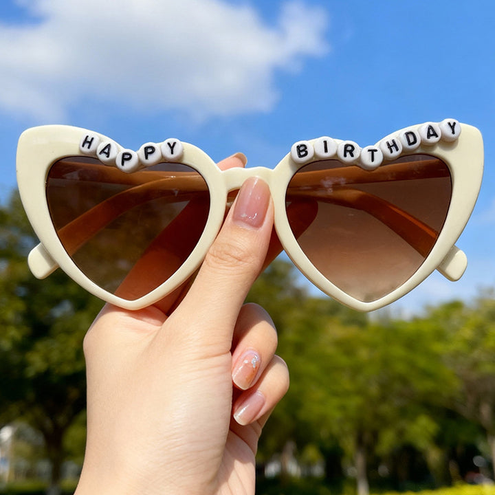Fun Themed Heart-Shaped Sunglasses Kalsten