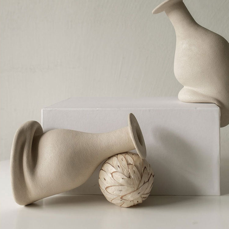 Artistic Curved Decorative Vase