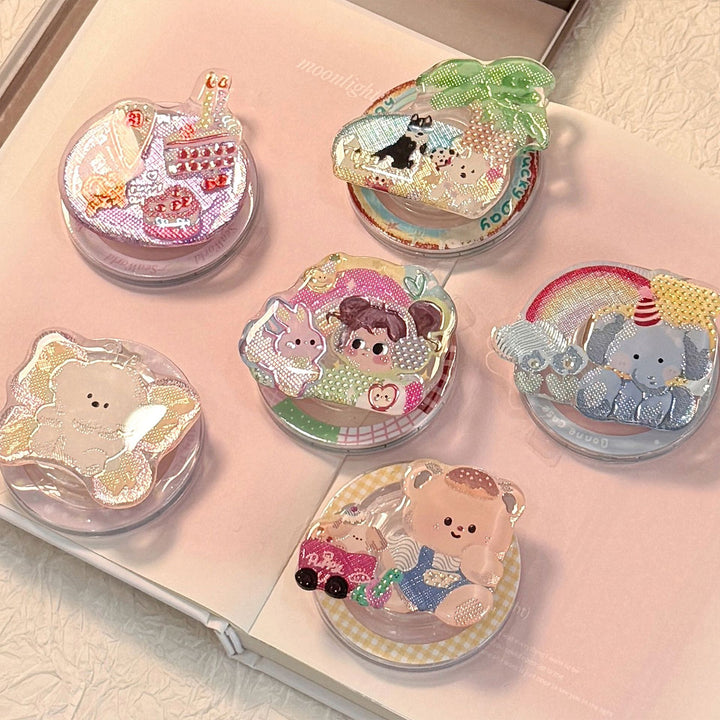 Kawaii Elephant Smartphone Finger Holder Case Kalsten