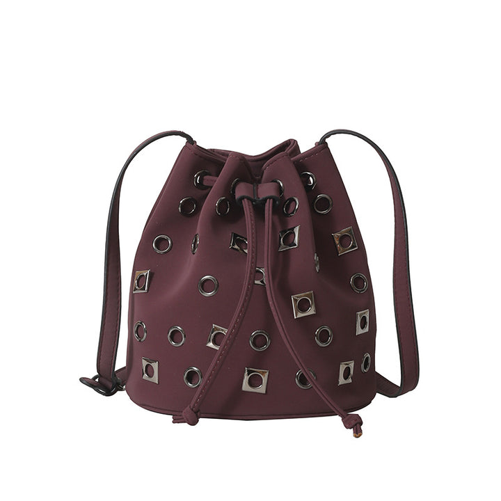Stylish Drawstring Bucket Bag