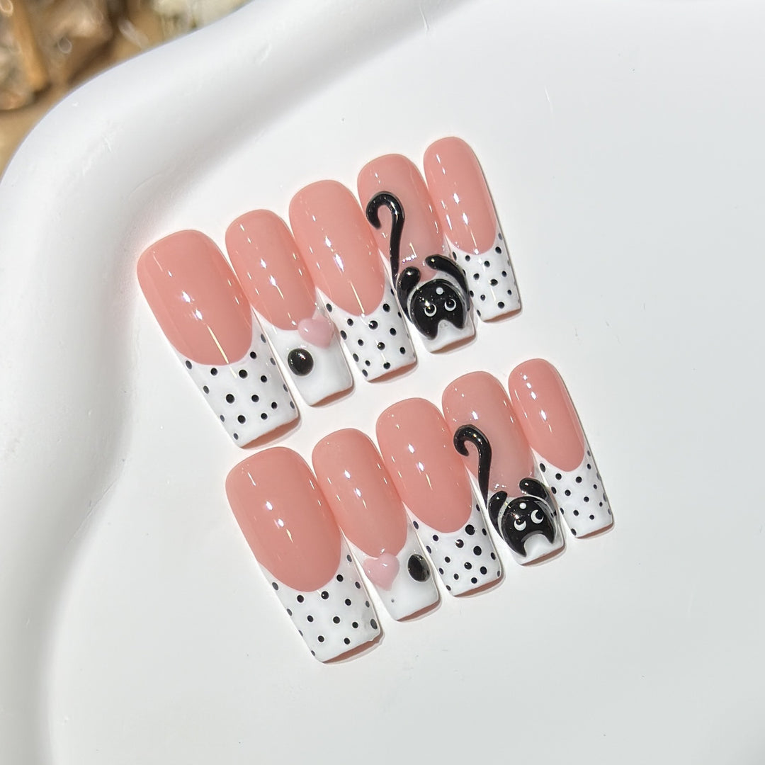 Cat-Themed Nail Art Set Kalsten