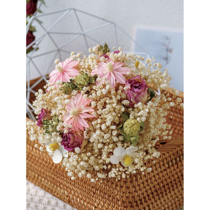 Dried Floral Bouquets with Decorative Accents