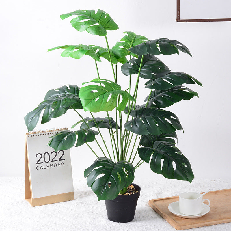 Artificial Monstera Leaf Plant