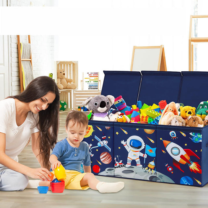Robust storage chest with removable lid and carrying handles Kalsten