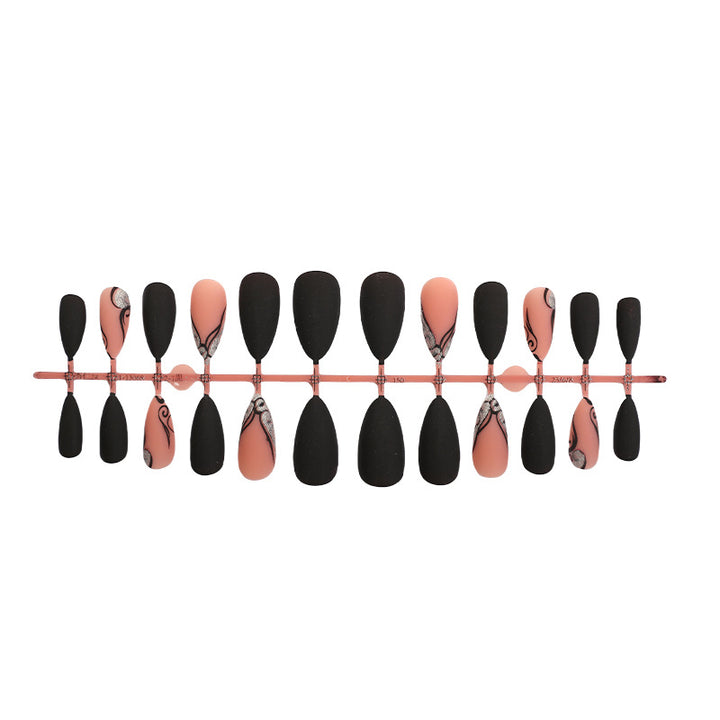 Elegant Matte Press-On Nail Set Kalsten