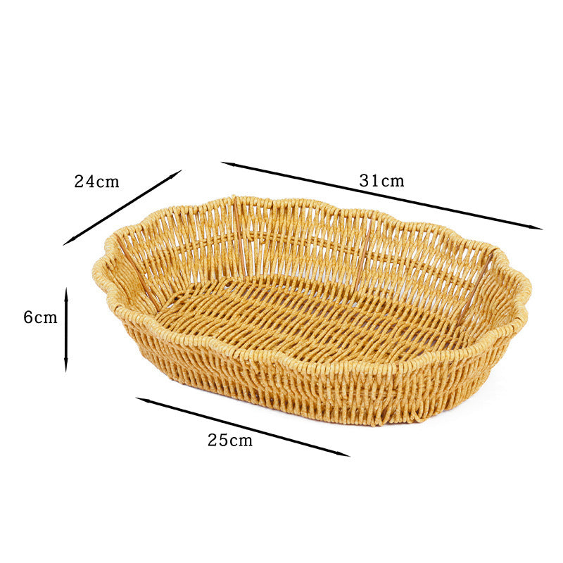 Decorative Woven Serving Tray Kalsten