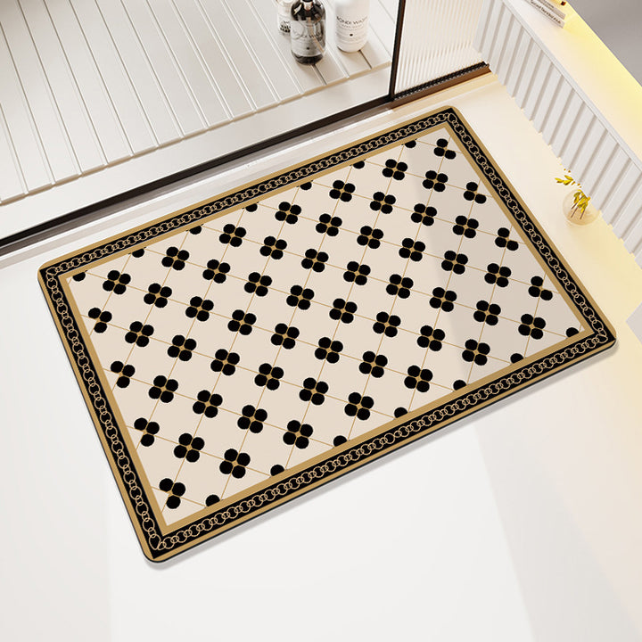 Geometric Pattern Decorative Floor Mat Kalsten