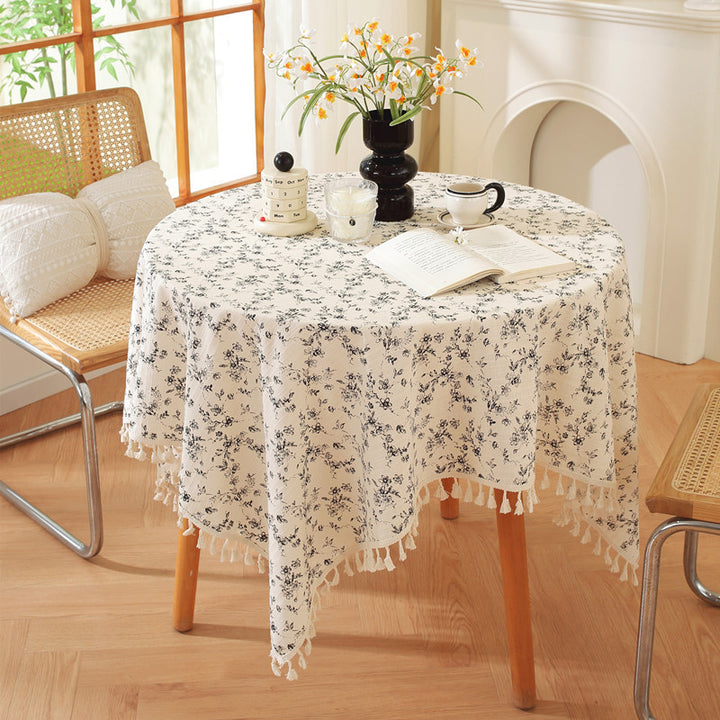 Floral Patterned Tablecloth