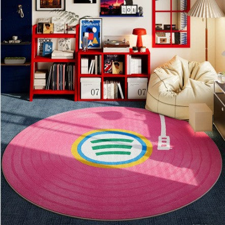 Playful Round Floor Mat