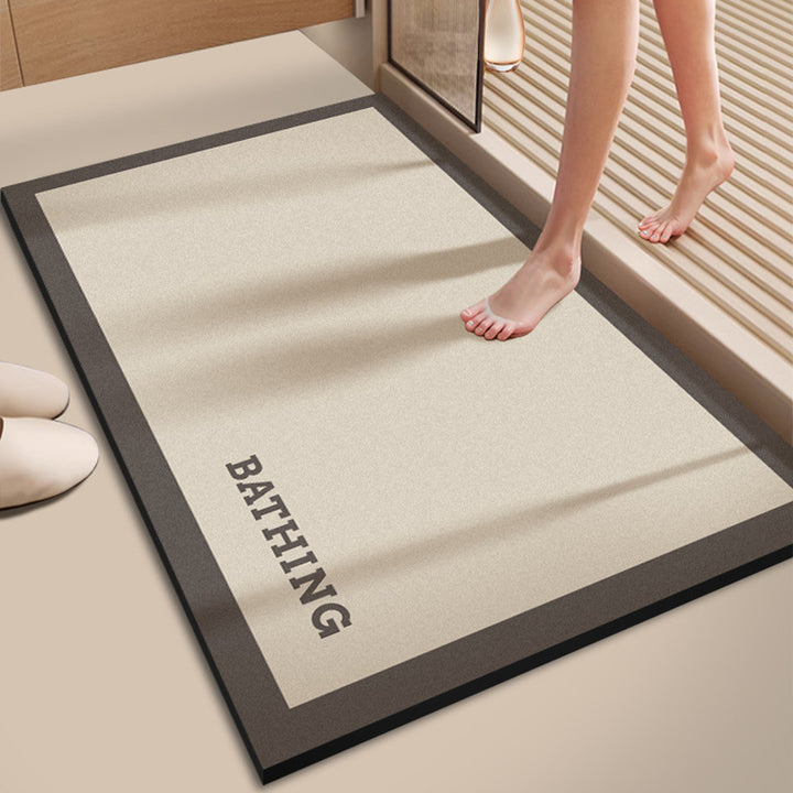 Absorbent Bathroom Floor Mat Kalsten
