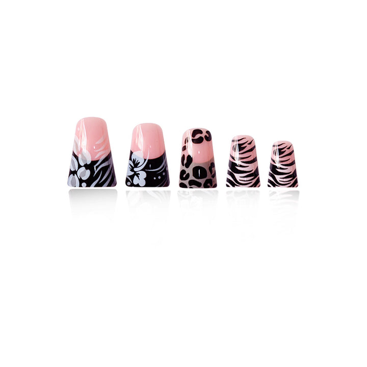 Artistic 3D Floral Press-On Nail Extensions Kalsten