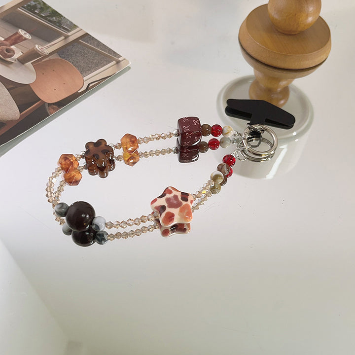 Colorful Beaded Keychain Holder Kalsten 1790134862