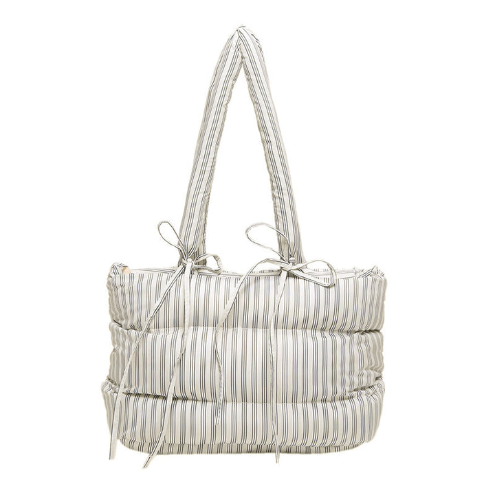 Fashionable tote bag with quilted design Kalsten