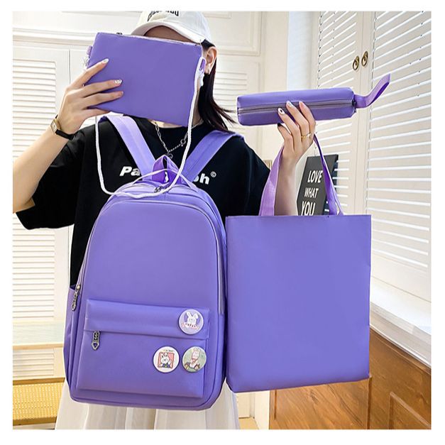Stylish 4-Piece Backpack and Tote Bag Set Kalsten